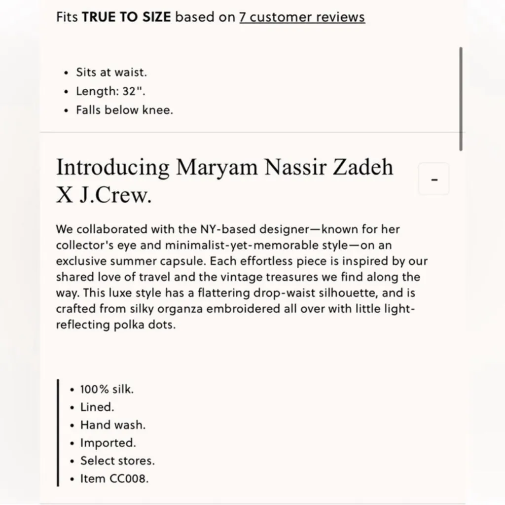 Maryam Nassir Zadeh X J.Crew drop-waist skirt in embroidered silk organza - Image 3