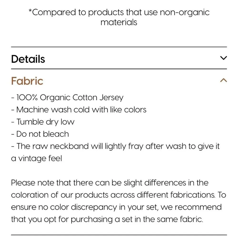 NWT MATE the Label Sage Organic Cotton Raw Neck Boxy Tee - Size 3X - Image 10