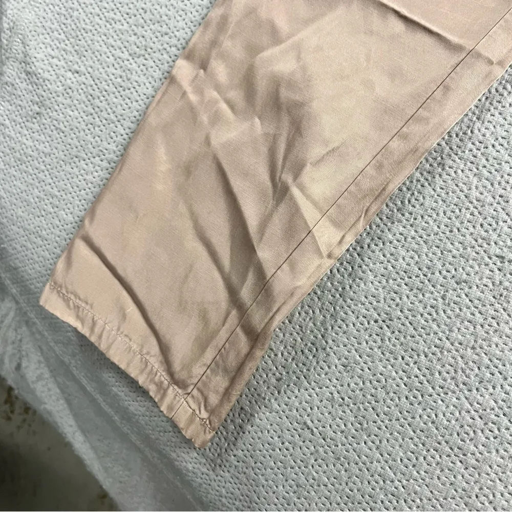 Kate Spade Saturday Tan Beige Straight Leg Trousers Size 4 EUC - Image 2