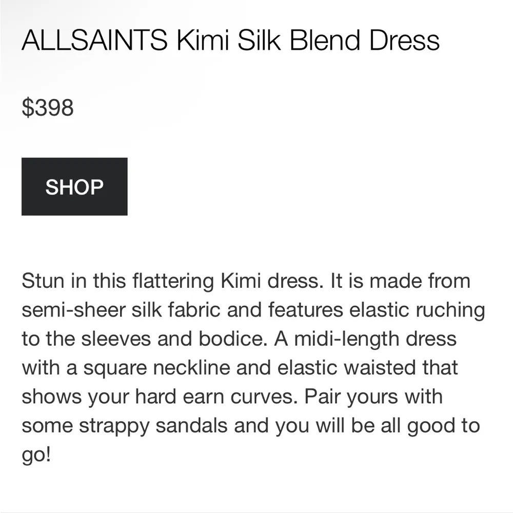 AllSaints Kimi gorgeous silk blend maxi dress - Image 7