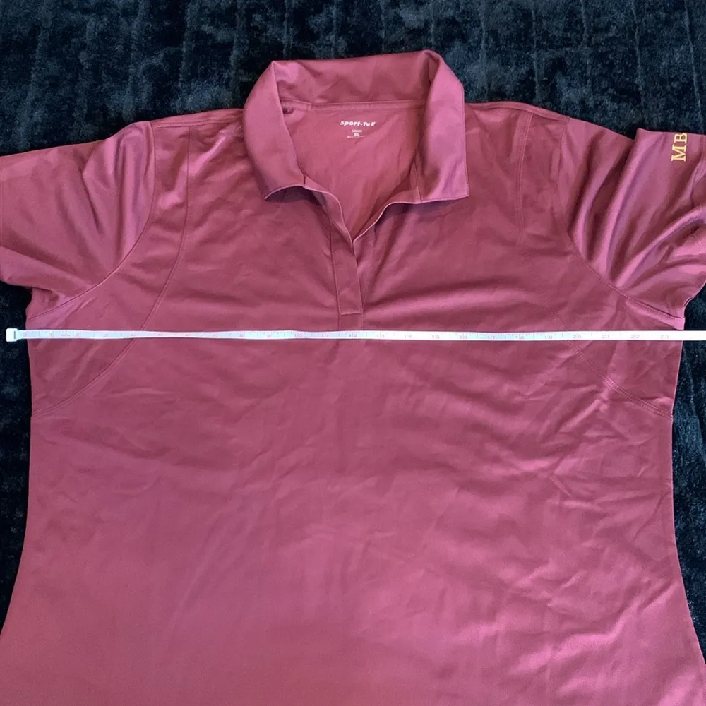 Women’s Meiomi Wine Maroon Golf Shirt Size XL NWOT - Image 5