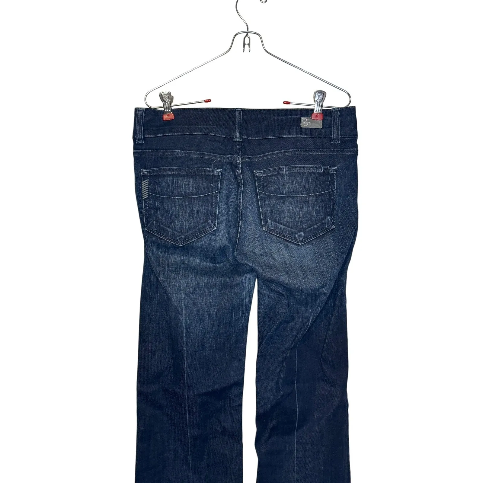 Paige Women's Jeans Flare Boot Leg Hidden Hills Premium Western Denim Blue 29‎ - Image 10