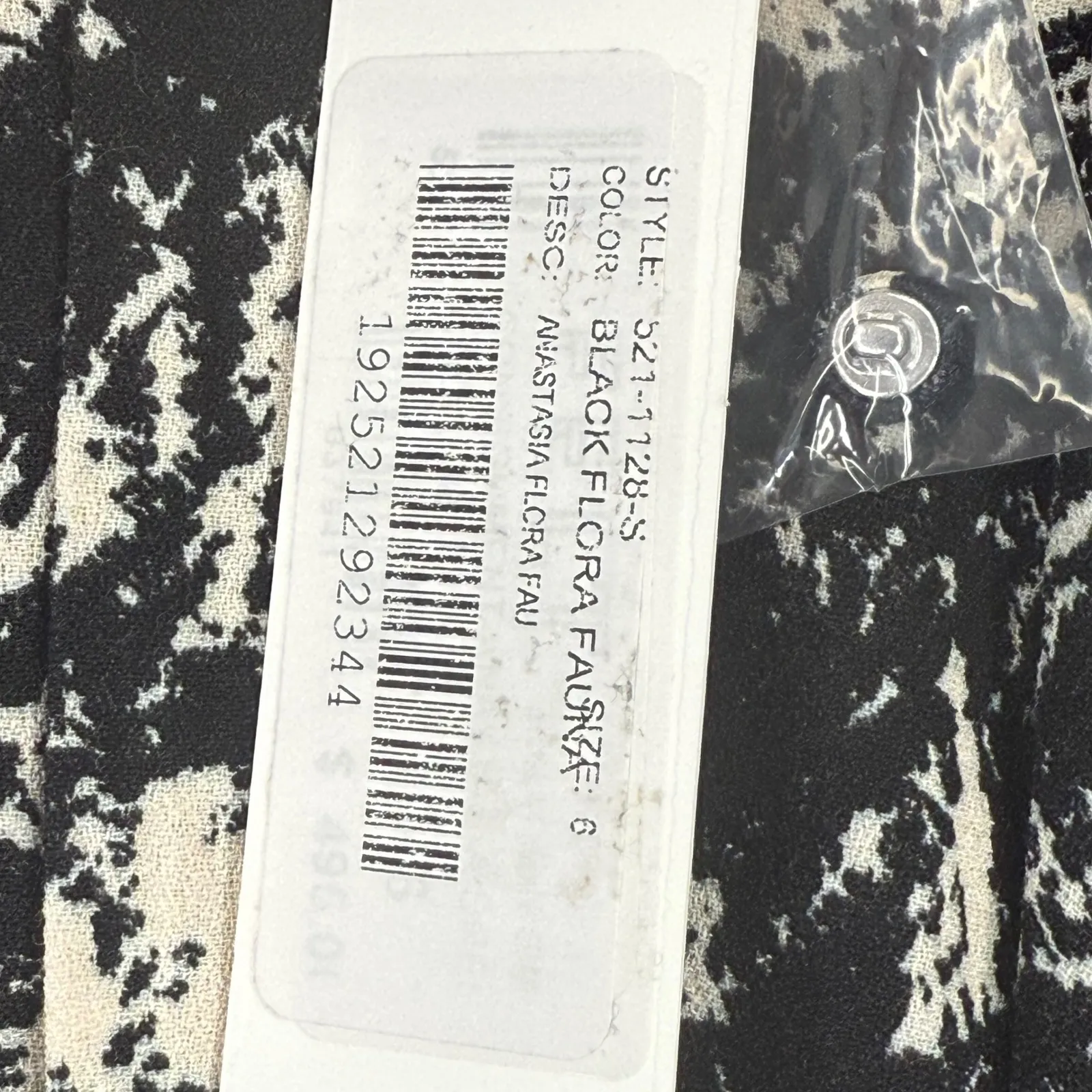 JONATHAN SIMKHAI Anastasia Black‎ Flora Fauna Ruched Mini Dress Size 6 Black - Image 7