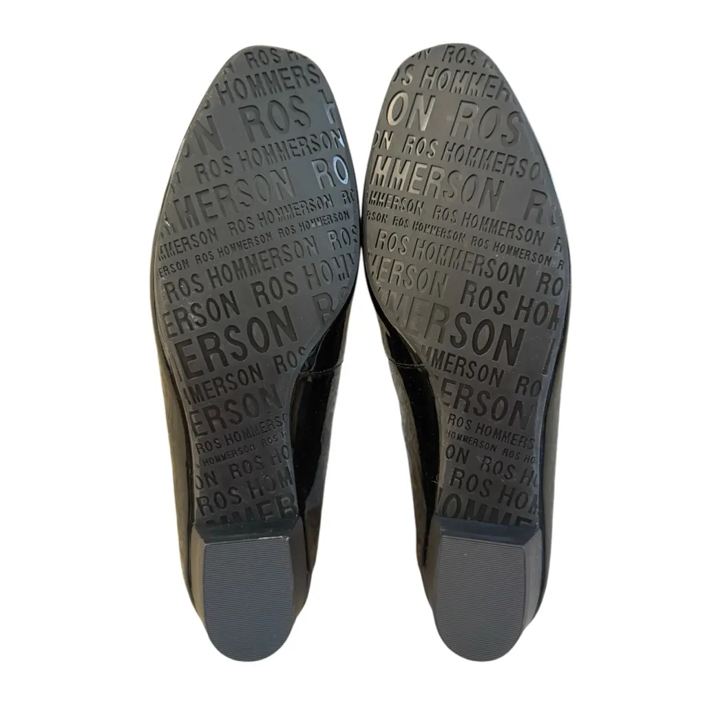 Ros Hommerson Toostie Glossy Black Shoes Womens Size 8N - Image 8