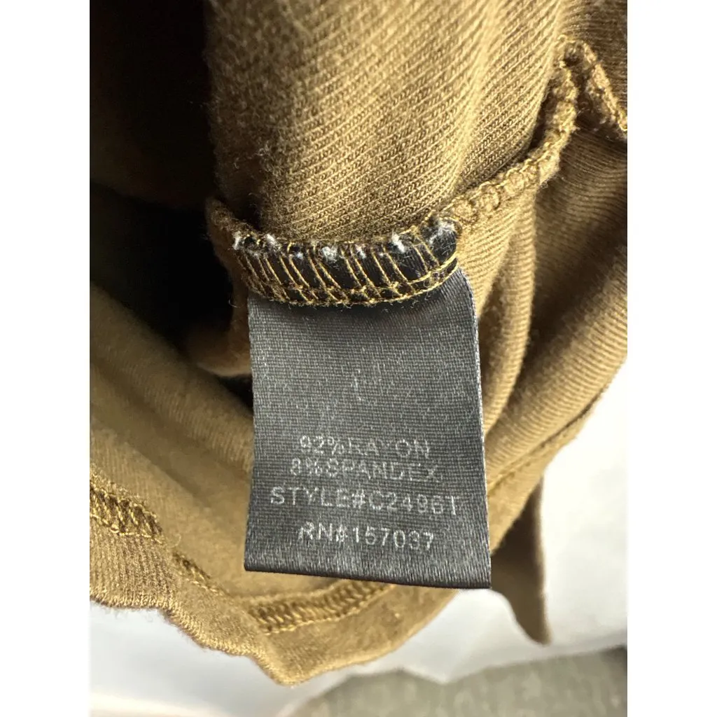 Women’s Et Clet Large Olive Green Long Sleeve Turtleneck - Image 5