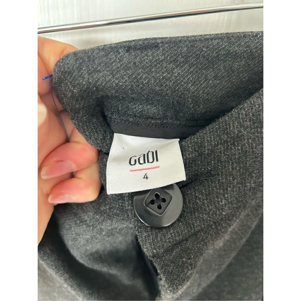 Cabi gray pants size 4 stretchy wide leg - Image 2