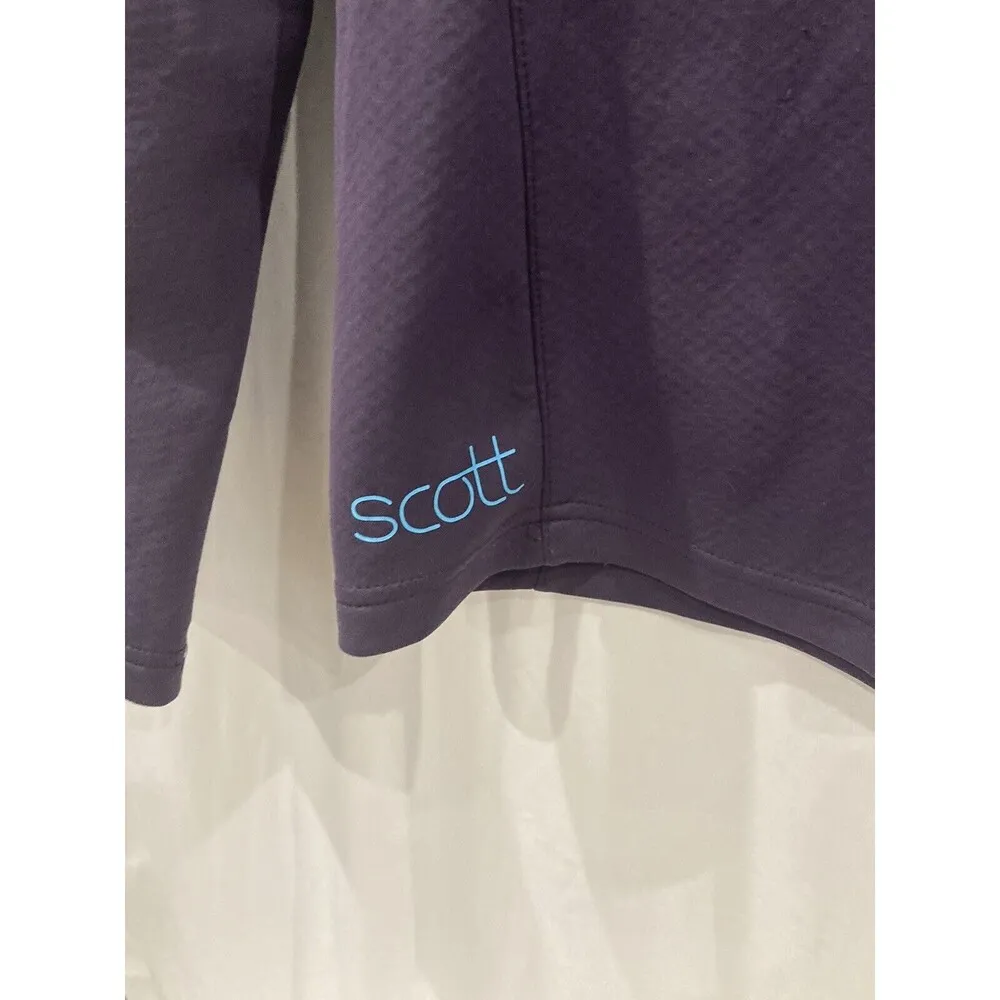 Scott Defined Base Layer Womens Size 8/10 Pullover Ski Skiing Snowboarding Shirt Purple - Image 2