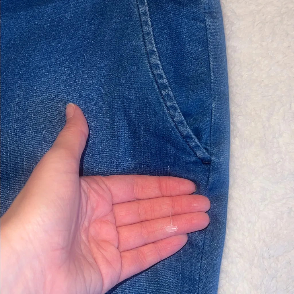 Frank & Eileen “Wicklow” Italian Denim Crop Pants Blue Size 4 NWOT - Image 5