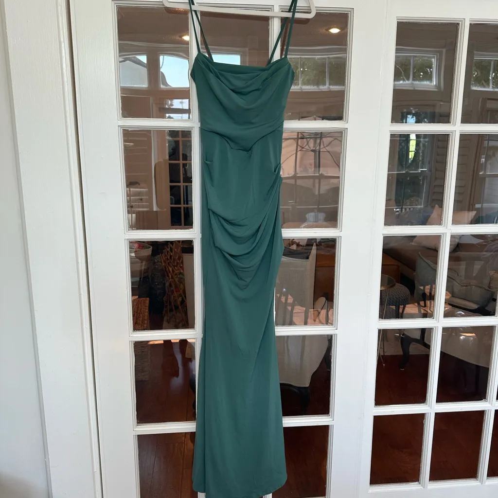House of CB Green Maxi Dress - Image 7