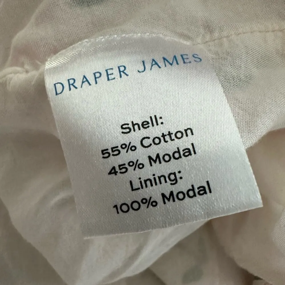 Draper James Cottage Floral Mini Dress Cream Long Sleeve Babydoll Brunch Shower - Image 9