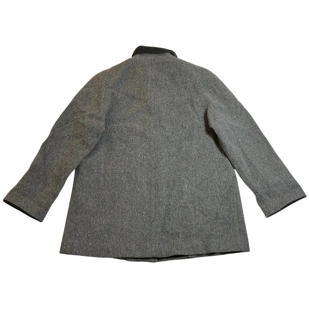 Vintage London Fog Wool Blend Peacoat Size 10 Petite Outerwear Minimalist - Image 2