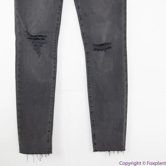 NEW Madewell 9" Mid-Rise Skinny Jeans in‎ Black Sea, 27 - Image 5