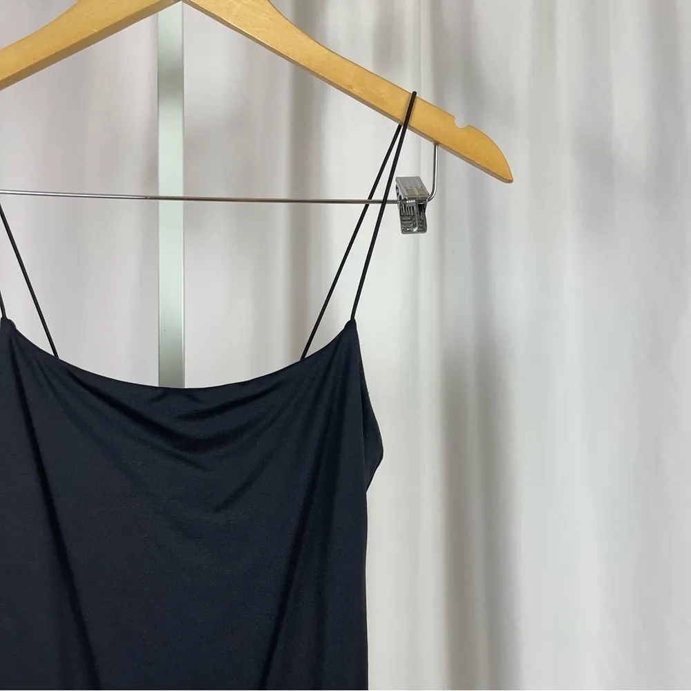 Forever 21 Medium Square Neck Satin Bodysuit Formal Sexy Solid - Image 6