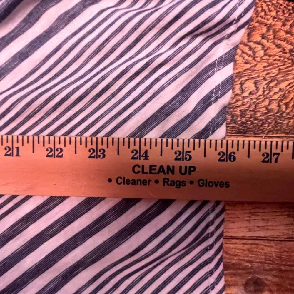 Max Studio Blue & White Tie-Front Top – Size 1X - Image 8