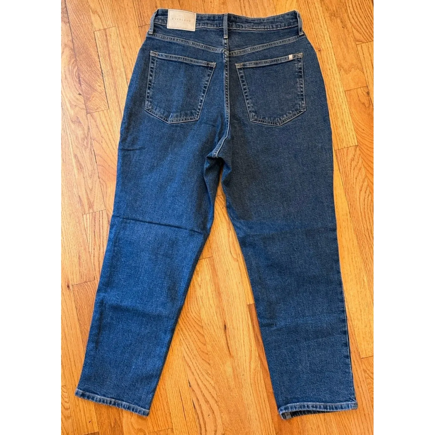 Everlane Curvy Original Cheeky Jean Women Size 29 Blue Organic Cotton Crop - Image 2