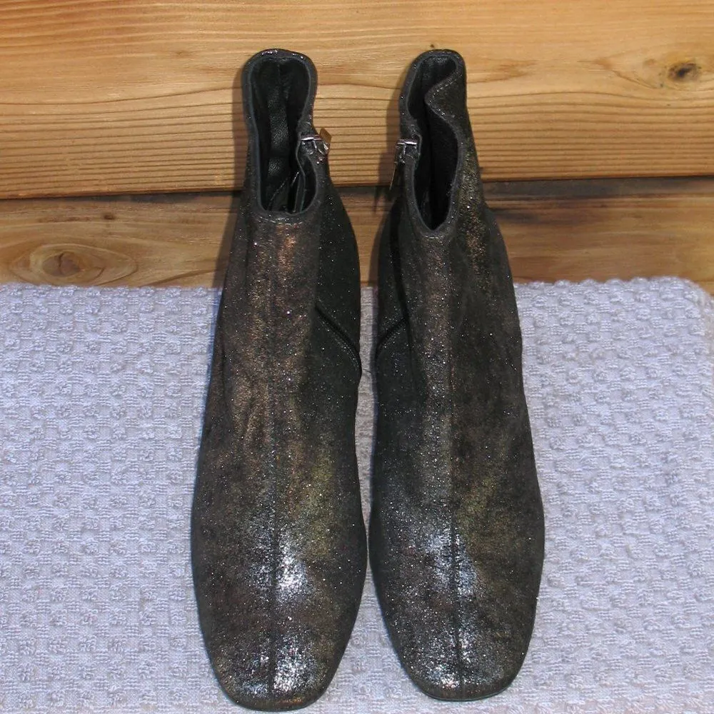 Cordani Womens 8 Black Glitter Ankle Boots Black - Image 4