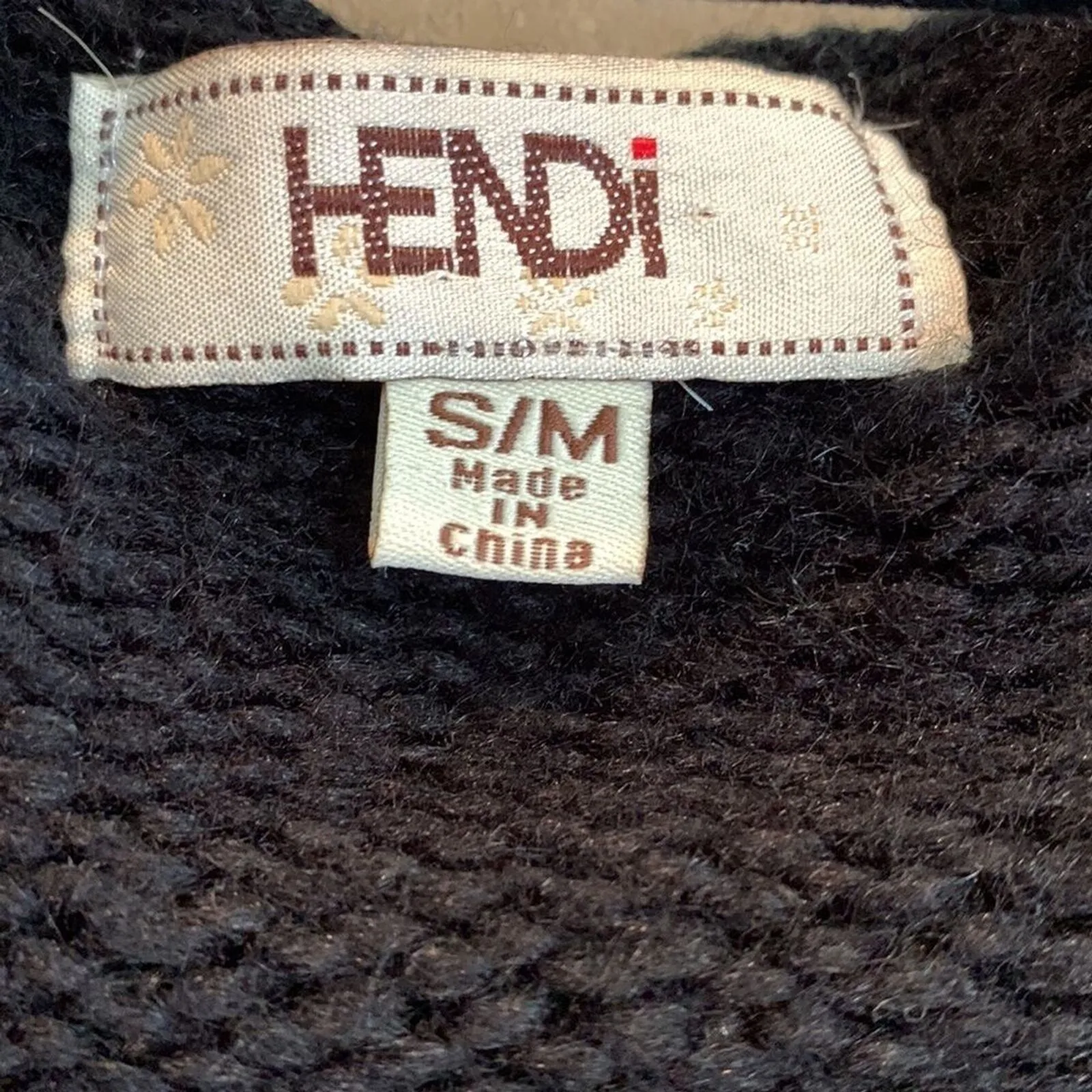 Women’s Beautiful Lagenlook Fitted Knitted Ruffle Duster Size S/M Black Size M - Image 3