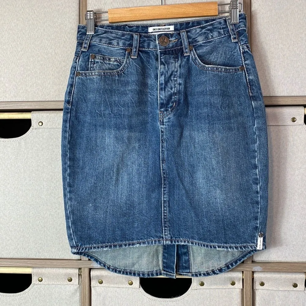 ONE X high waisted long mini skirt - Image 4