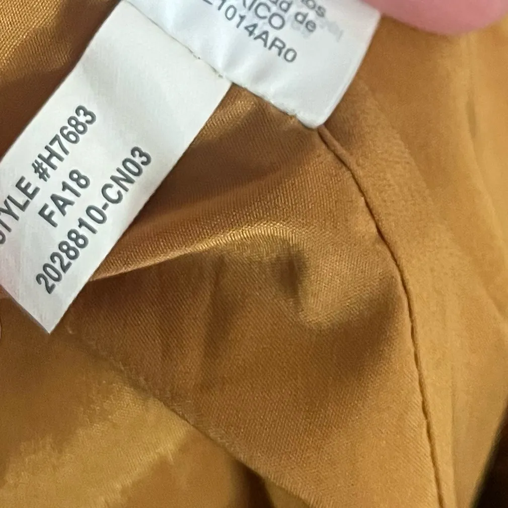 J. Crew • Mustard Yellow Wrap Tie Jumpsuit - Image 6