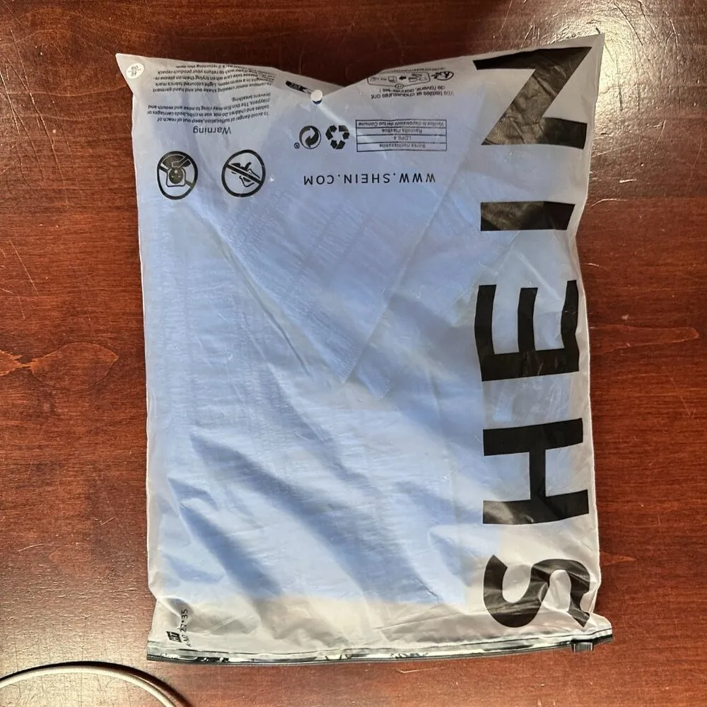 NWT SHEIN Crepe-y Linen-y Cobalt Blue Maxi Sun Dress Size Small - Image 9