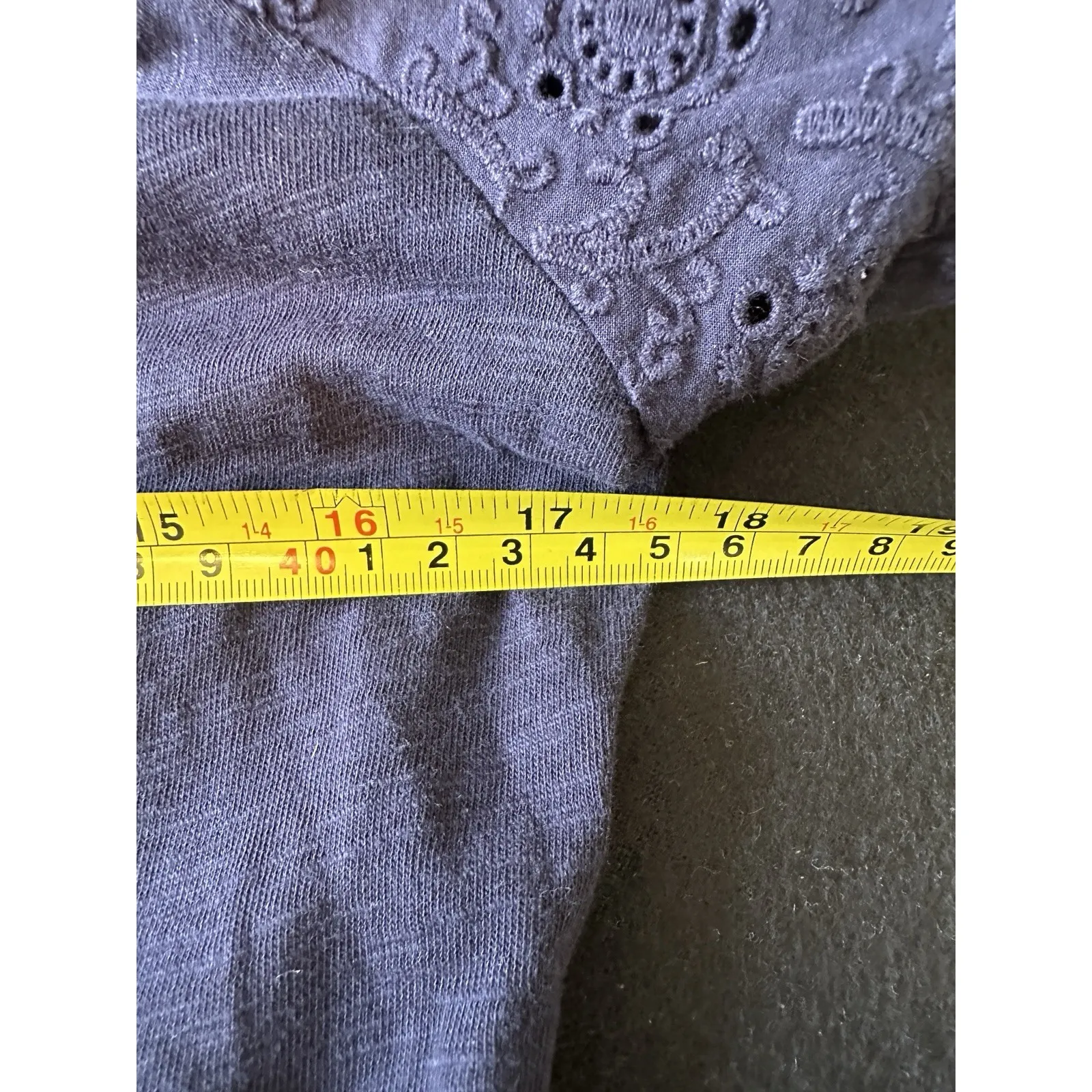 Boden Dress 14R Blue‎ Ponte Knit Stretch Short Puff Sleeve Midi Blue Size 14P - Image 5