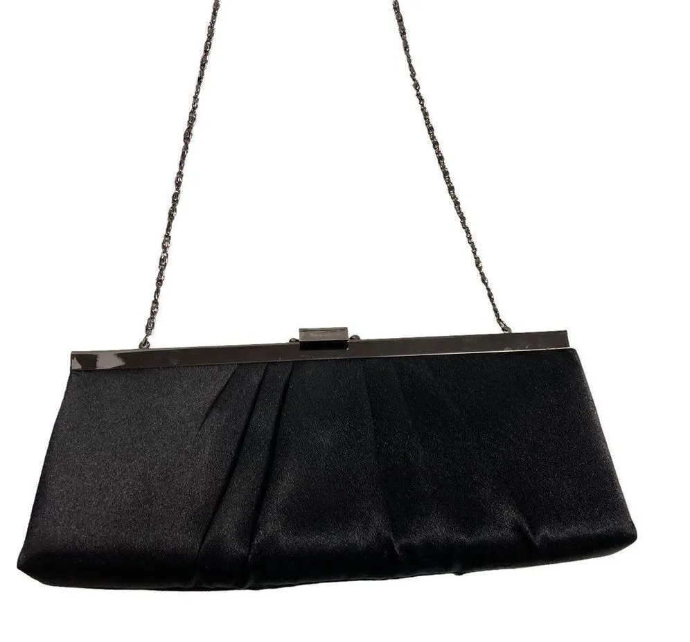 JESSICA MCCLINTOCK Crossbody Black Chain Strap Size 4X1X10 - Image 1