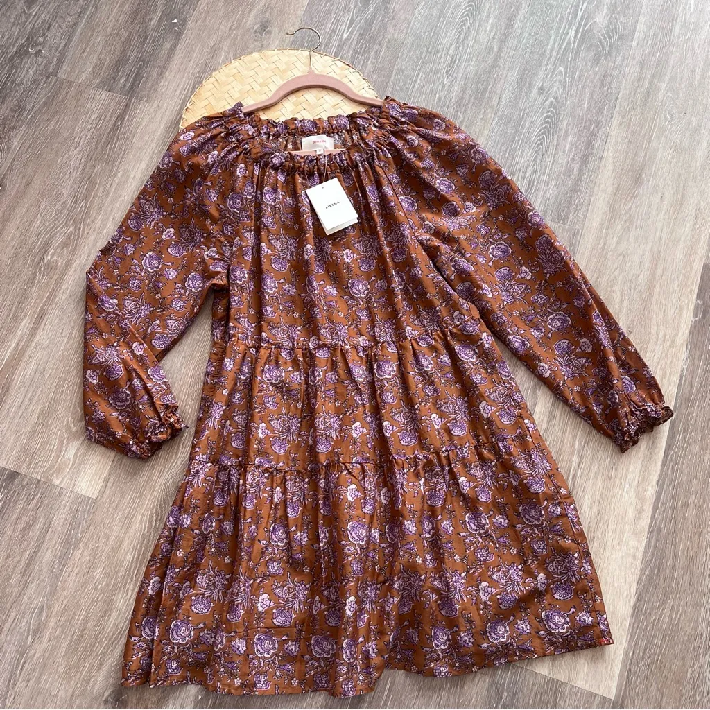 xirena Lea dress in golden clover‎ new with tags Brown Size XS - Image 3