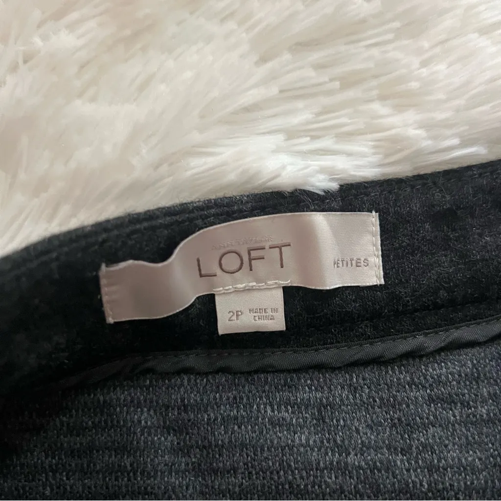 Loft Petite Fuzzy Flirty Swing Mini Skirt 2P Pre-Owned - Image 4