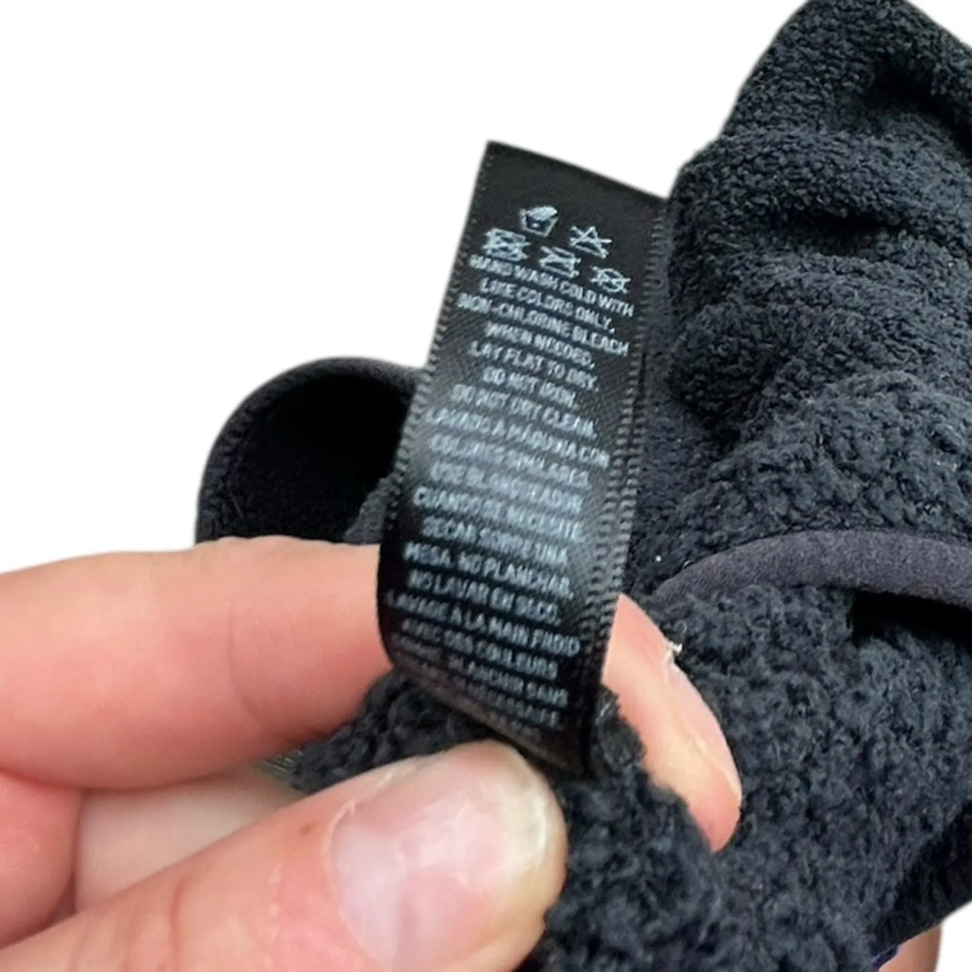 SKIMS Cozy Knit Pullover Jacket Onyx Size L/XL Black Teddy - Image 11