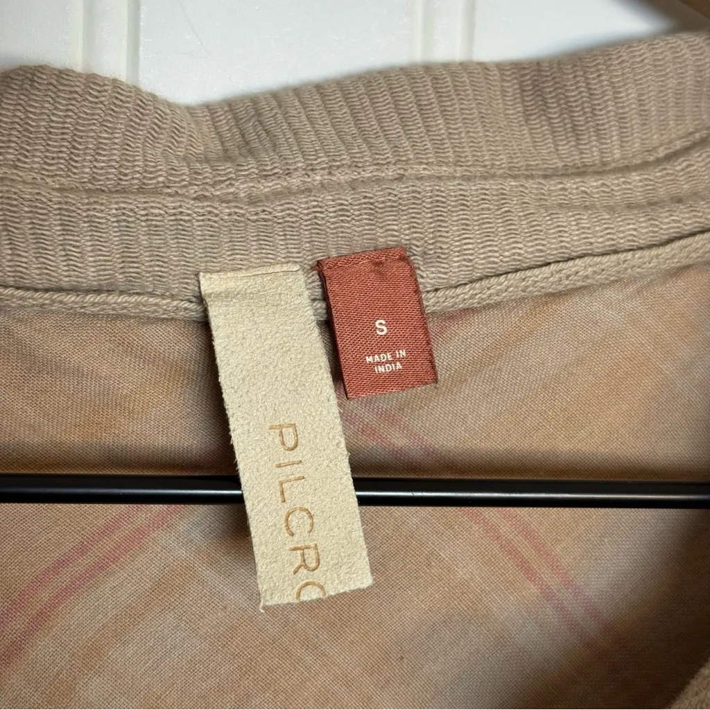 Anthropologie Pilcro Cotton Belted Vest Taupe Women’s Size Small - Image 9