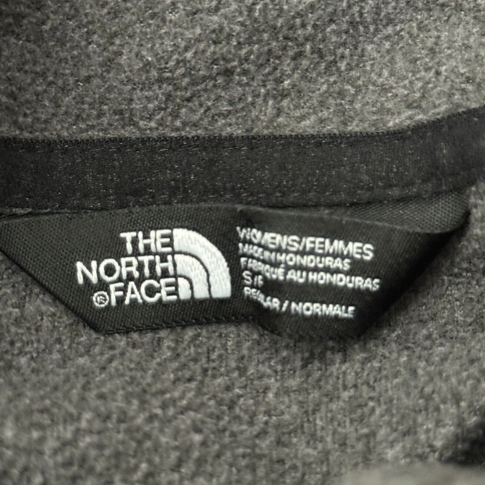 The North Face Fleece Womens Small‎ Gray 1/4 Zip Sweatshirt Outdoors Hiking - Image 7