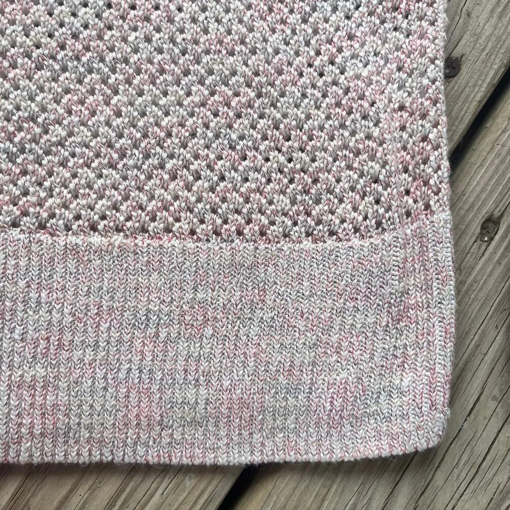 Lovers & Friends Women's Open Knit Spacedye Sweater Size XS - Image 5