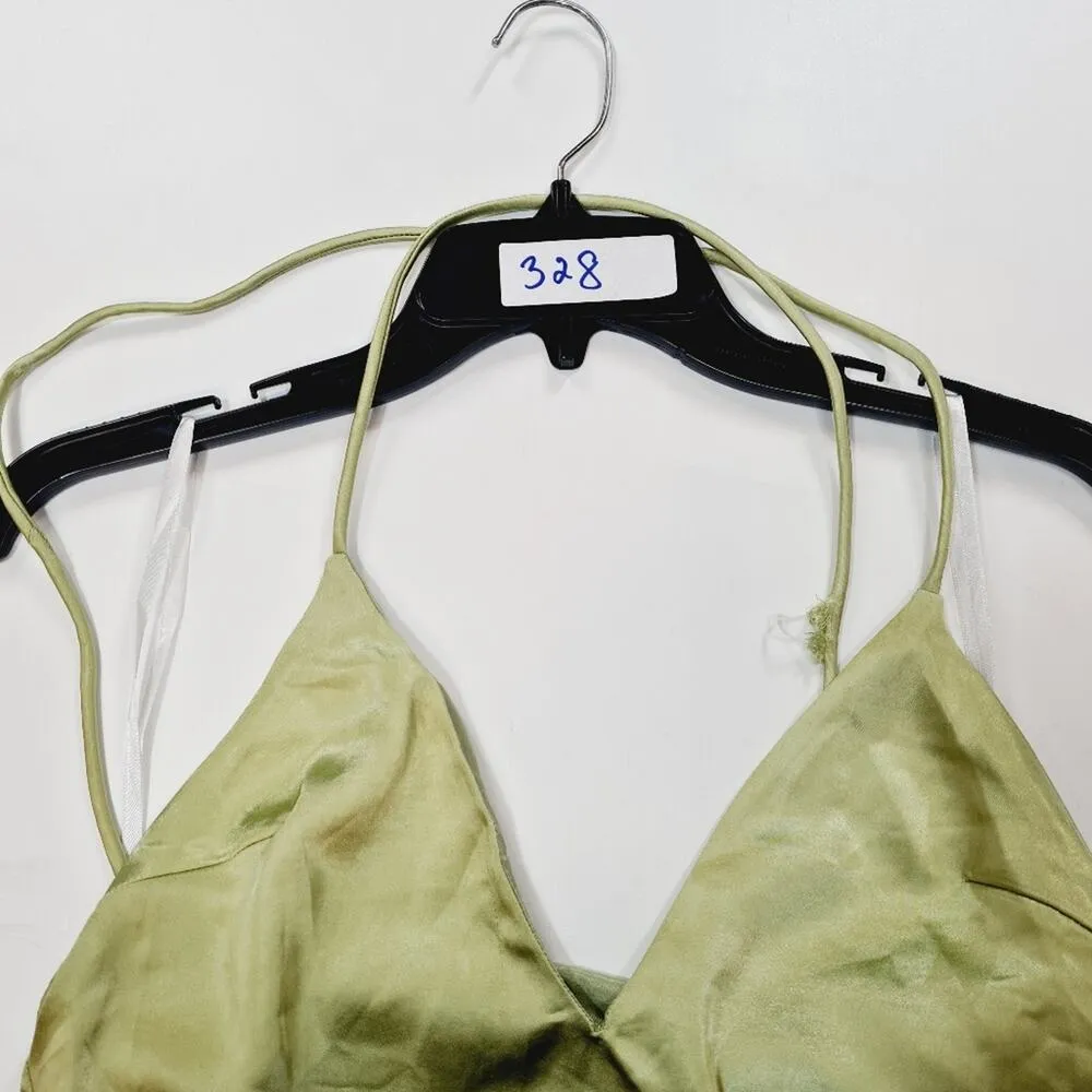 MORE TO COME Regina Maxi Dress in Green Small - Image 14