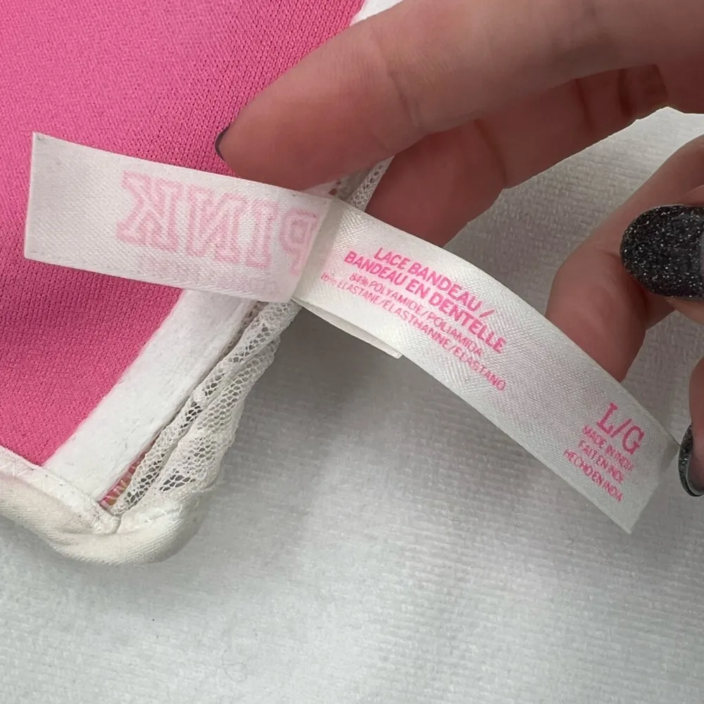 VS PINK Lace Bandeau L - Image 7