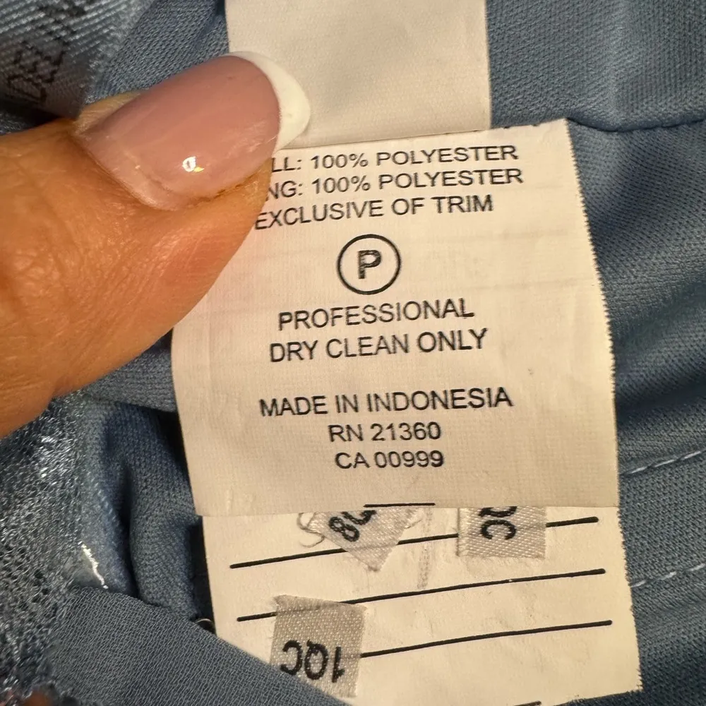 Mori Lee Bridesmaid, Social, Formal, Prom Dresses, size 12 Color Slate Blu - Image 5