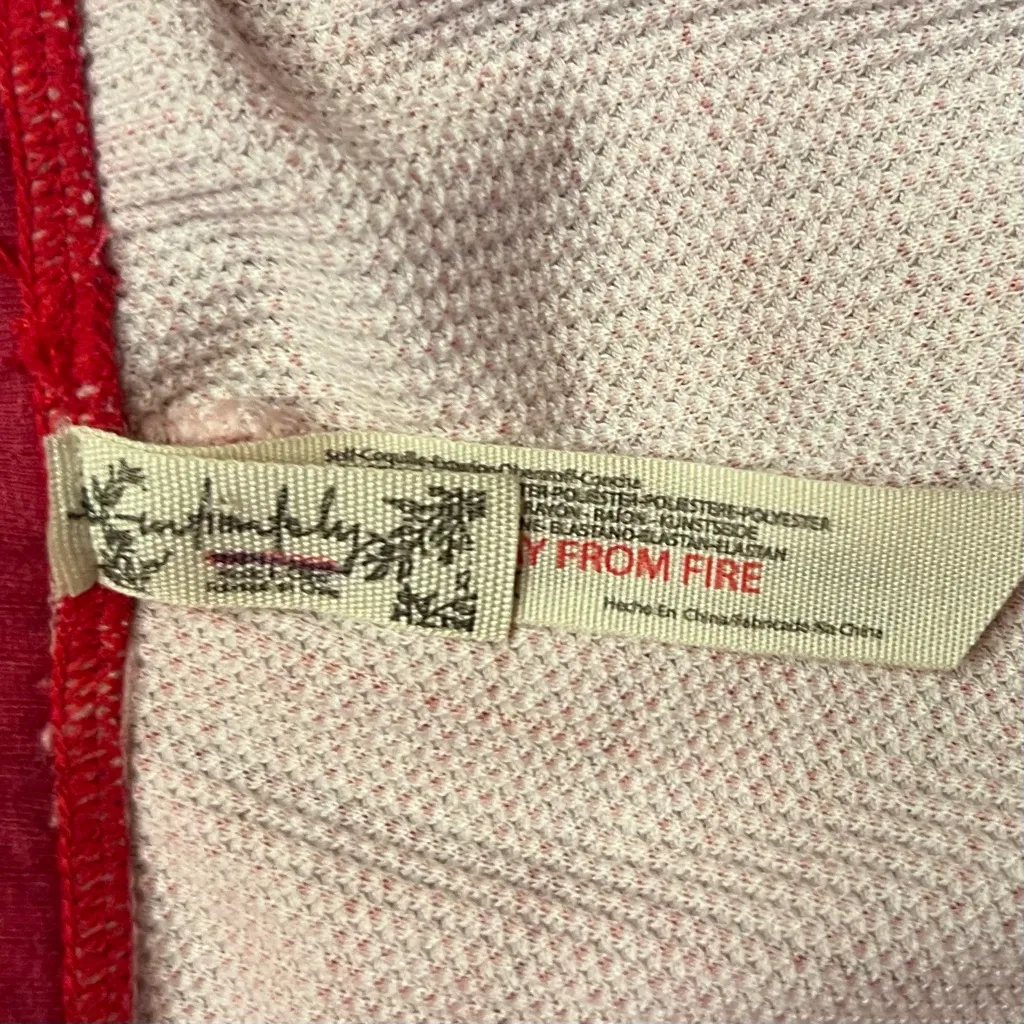 Free People Intimately Chill Evening Pink‎ Plaid Pajama Lounge Pants Size XS - Image 9