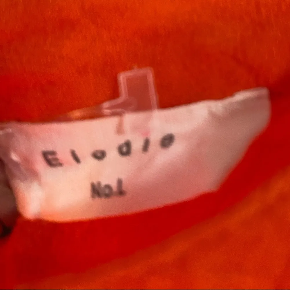 Elodie Orange Tank Top w/ Lace Detail - Image 5