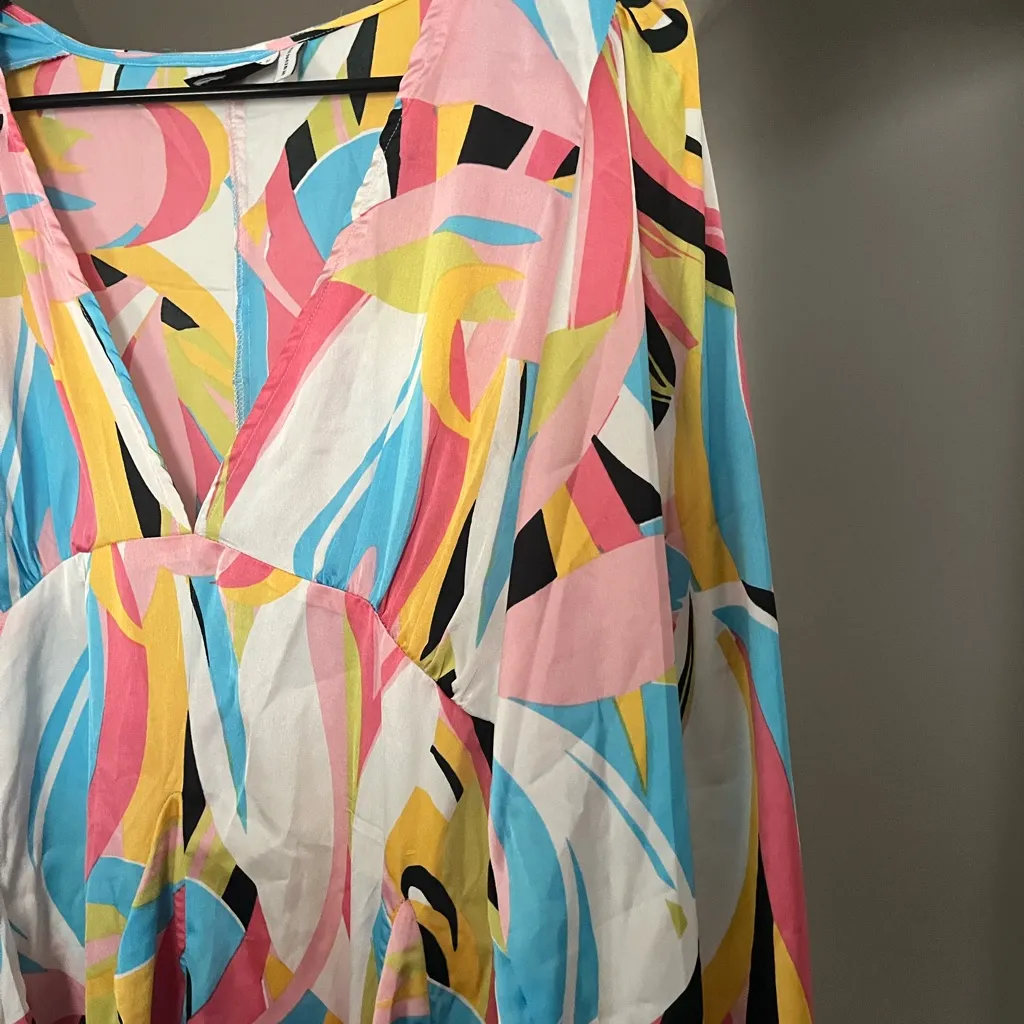ASOS Multicolor Abstract Mini Dress - Image 2