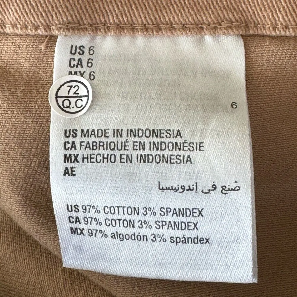 INC International Concepts SZ 6 Straight Leg Crop Jeans Mid - Image 9