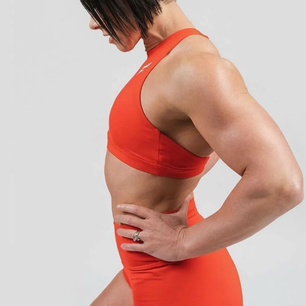 Flag nor Fail vivid red sport bra size medium excellent condition Red - Image 11