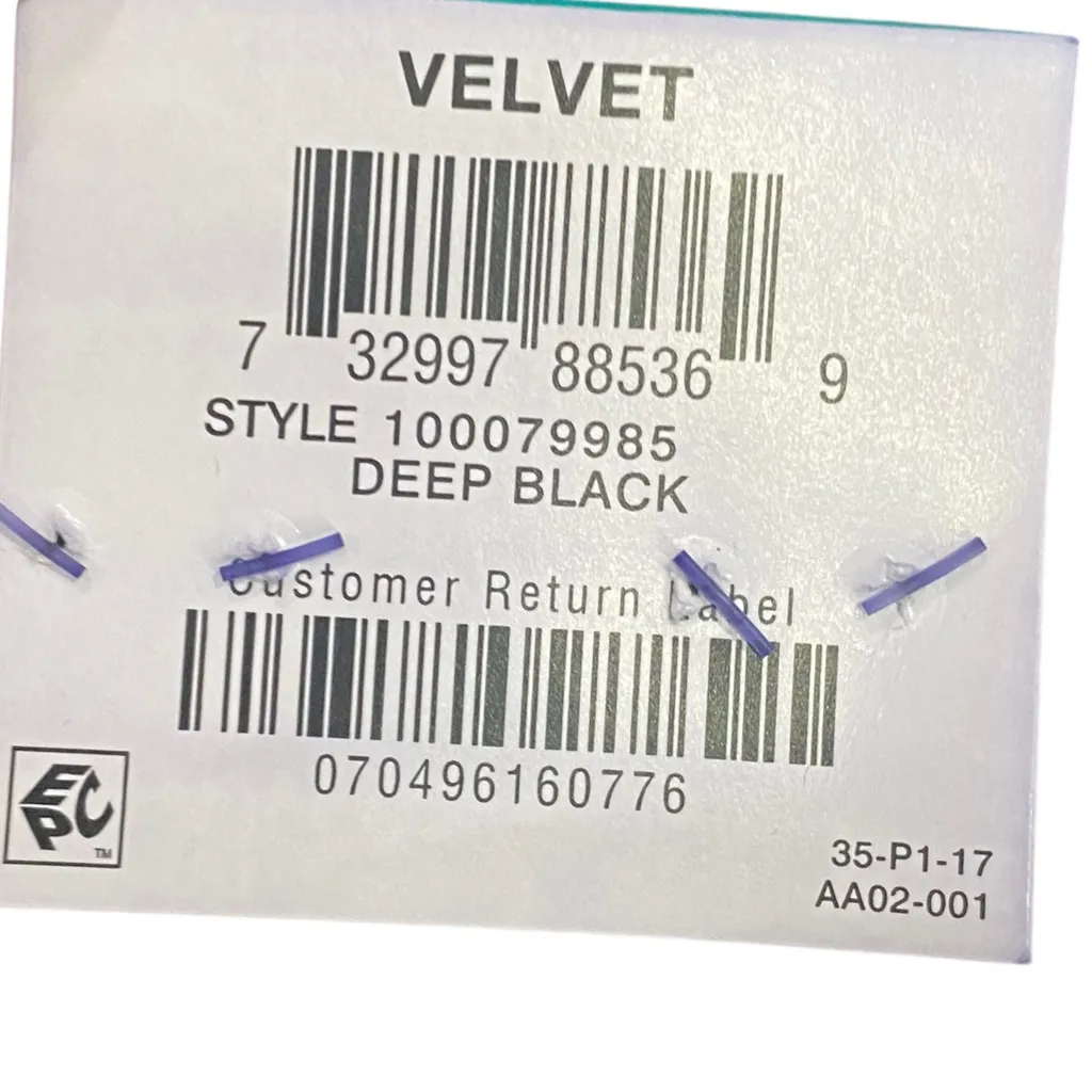 INC Black Skinny leg mid rise velvet pull on legging Pants NEW Size 16 - Image 8