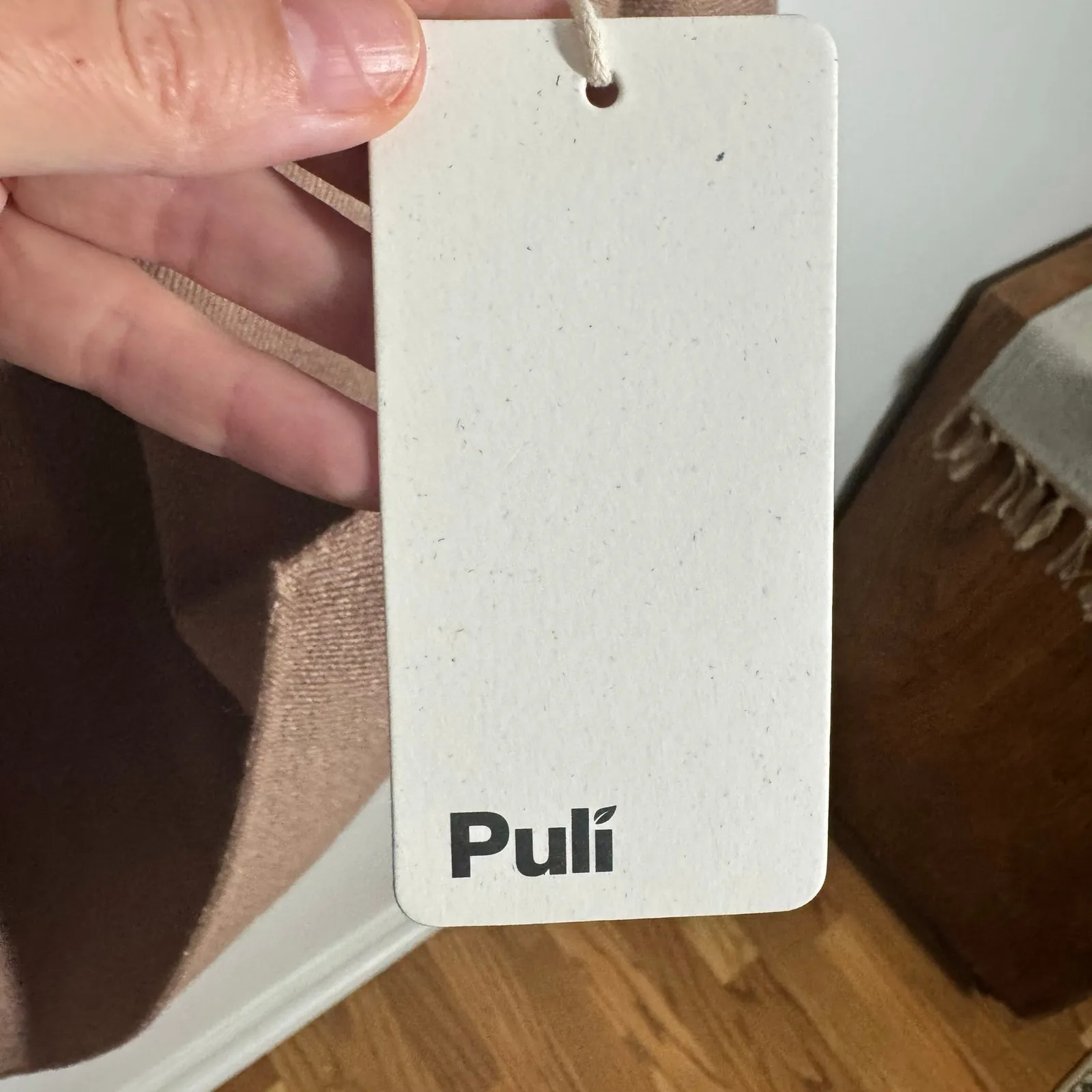 Puli Cross Front Cape Poncho Shawl Sweater Women OS Old Money Neutral Soft Cozy Brown Size undefined - Image 3