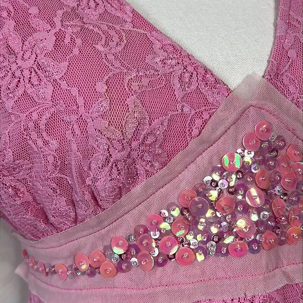 Y2K beaded lace tank top - Image 5