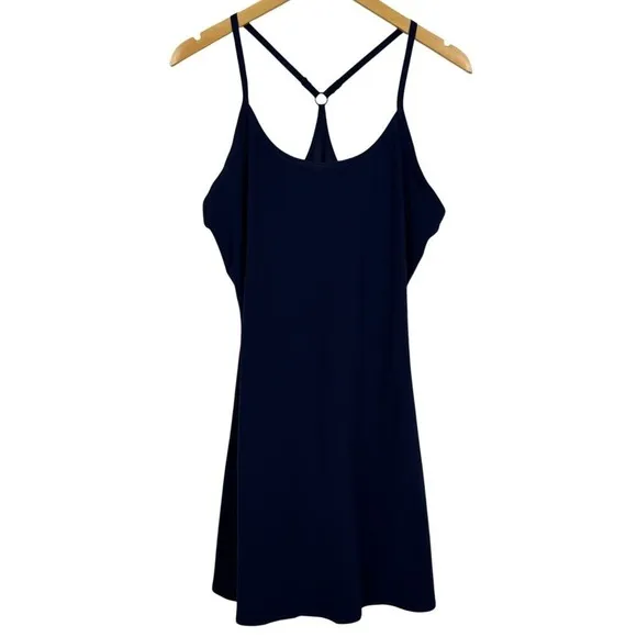 Outdoor Voices The Exercise Navy Built-in Shorts Sporty Golf Tennis Dress Size L - Image 7