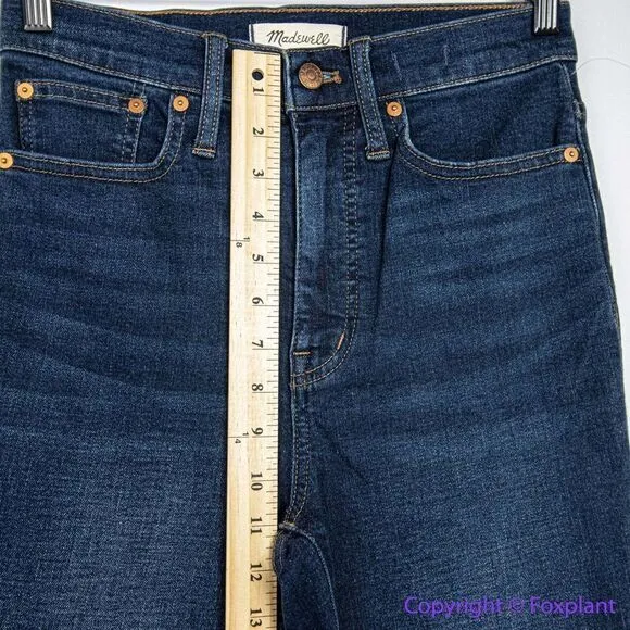 NEW Madewell Skinny Flare‎ Jeans in Colleton Wash, 26 - Image 6
