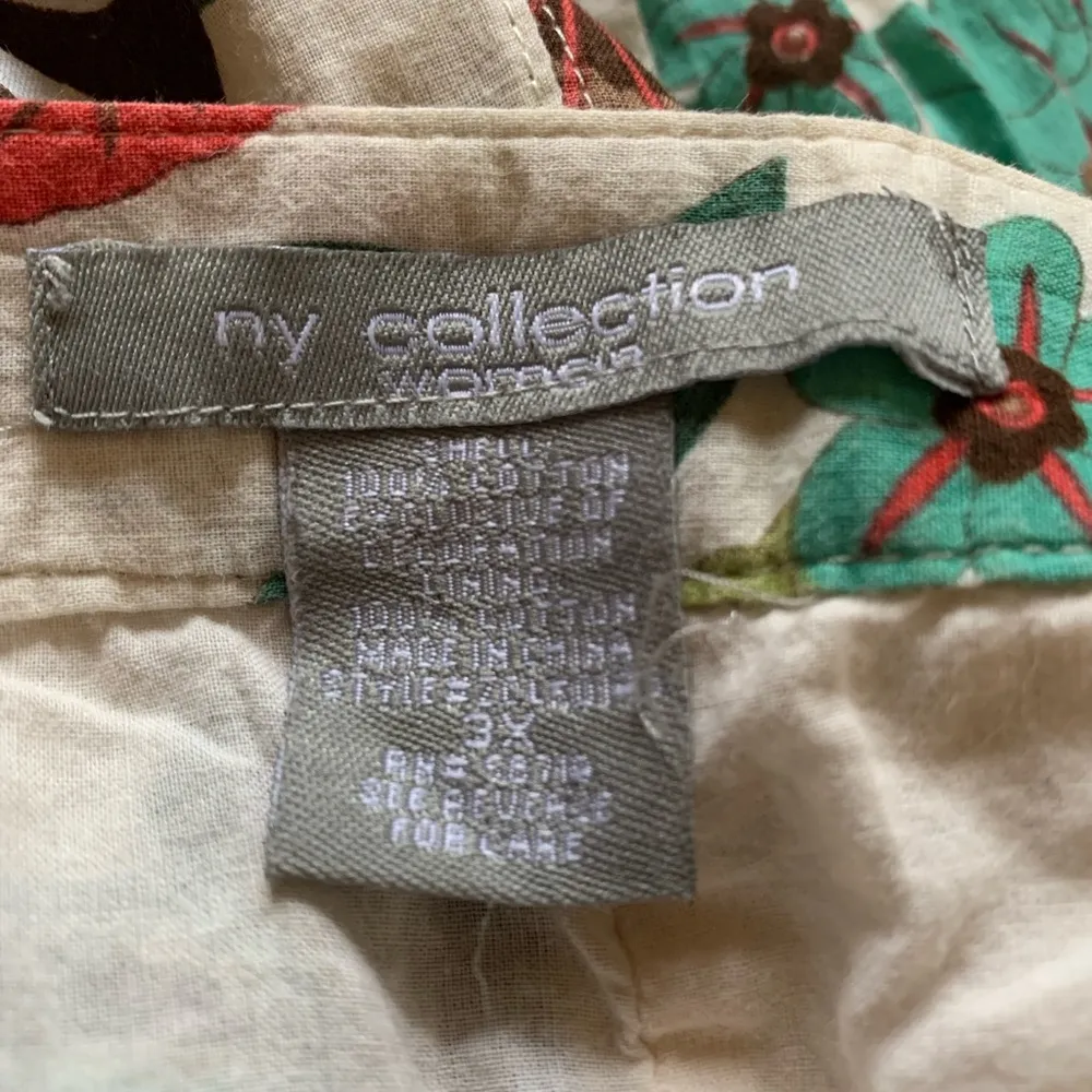 NY Collection women plus size floral skirt. Size 3X - Image 3