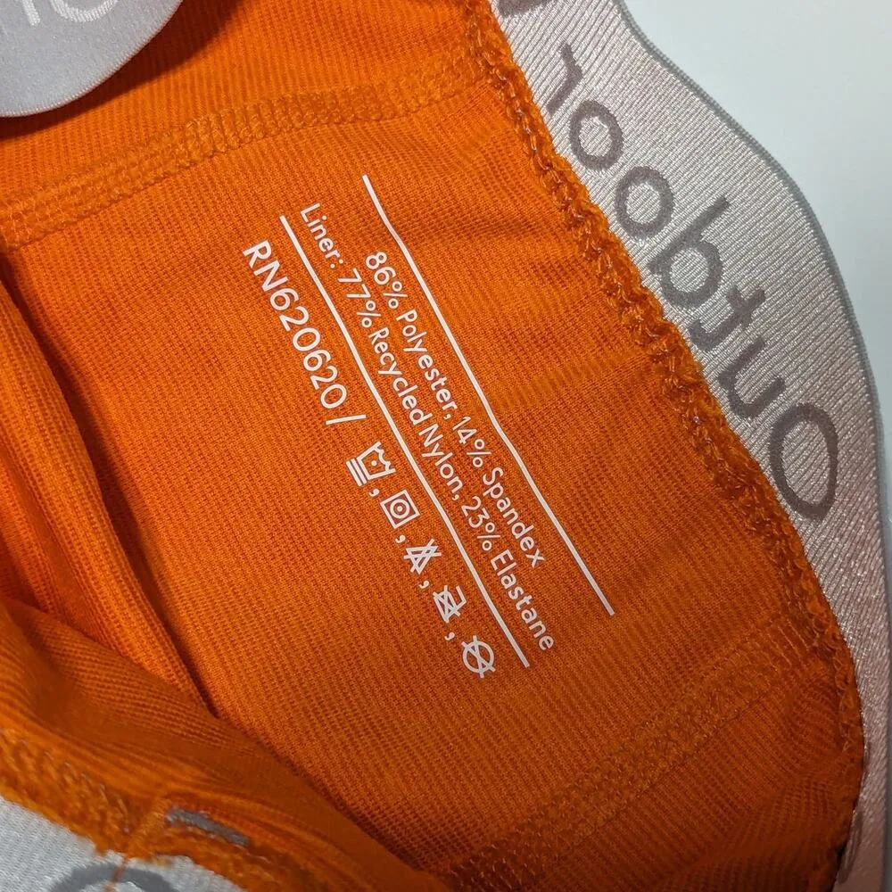 Outdoor Voices Court Dress Cut Out Mini Skort Orange Womens X-Small Activewear - Image 7