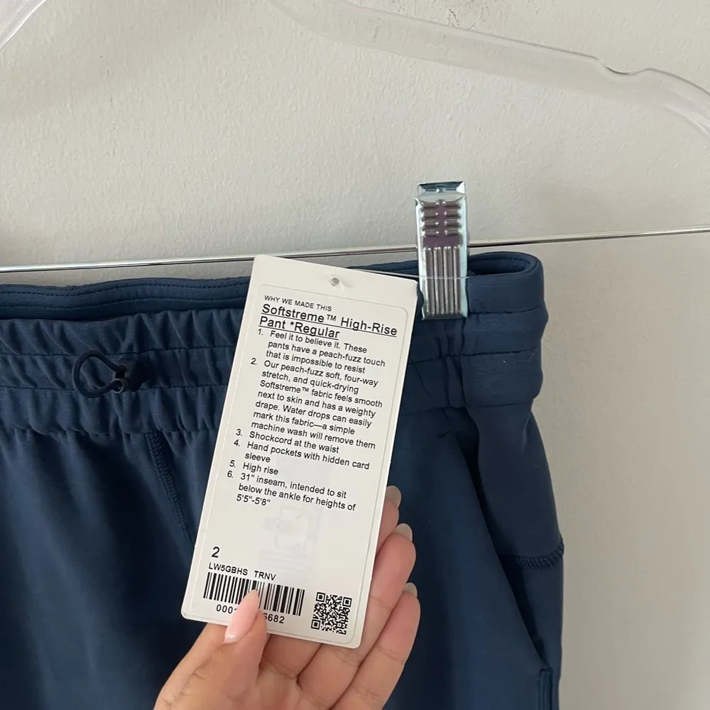 Lululemon Softstreme High Rise Blue - Image 3