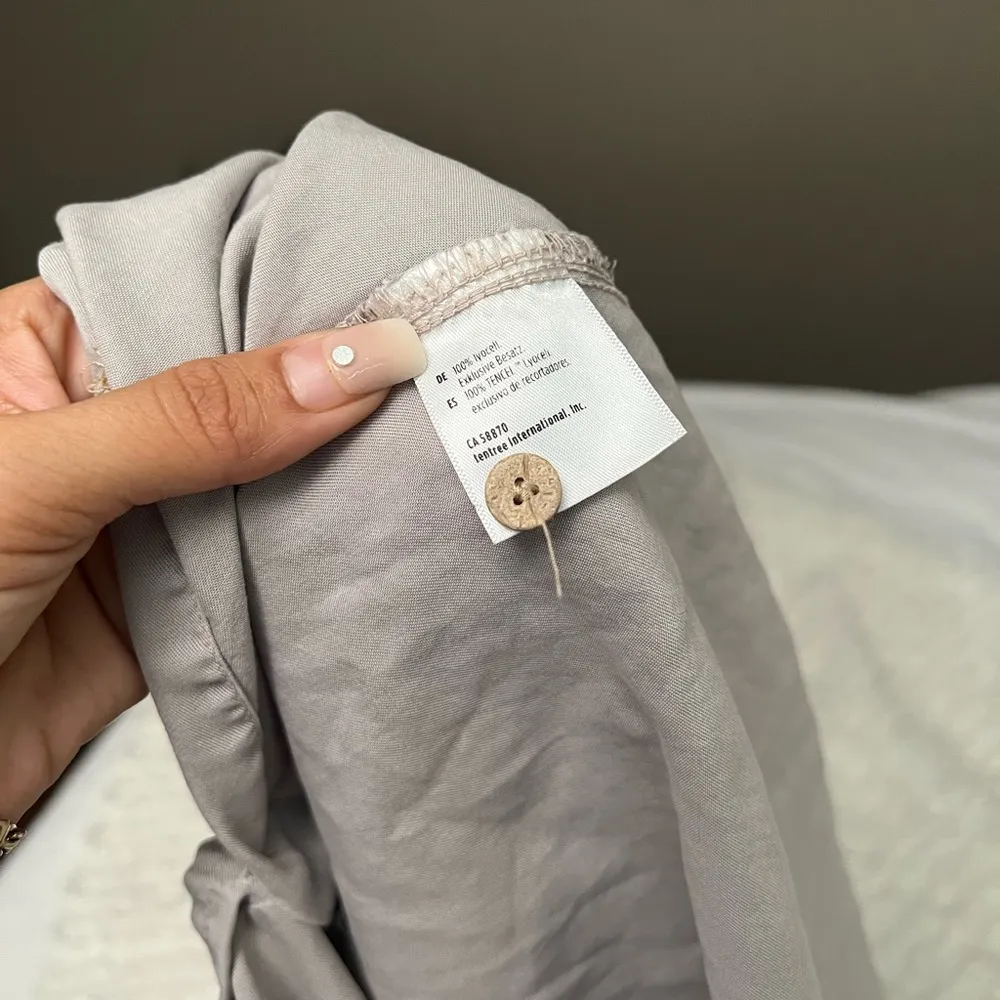 Ten Tree Button Down Gray Top Shirt - Image 8