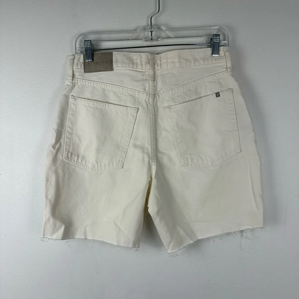 Everlane The Rigid Way High Denim Jean Short High Rise Button Fly Women’s Sz 29 - Image 7